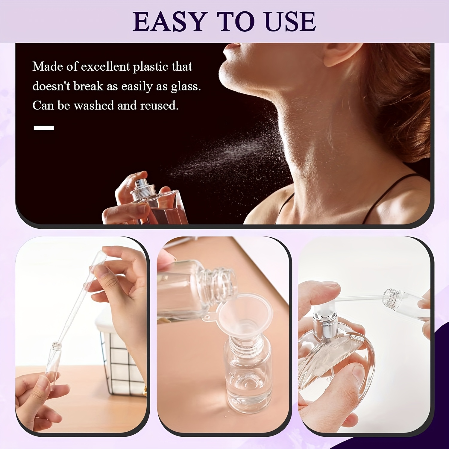 40 parçalı parfüm dolum seti:  - Perfume Fragrance Dispenser incelemesi ve fiyatı